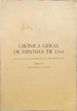 Seller image for CRNICA GERAL DE ESPANHA DE 1344, VOLUME II. [FAC-SMILE] for sale by Livraria Castro e Silva