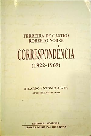 Bild des Verkufers fr CORRESPONDNCIA (1922-1969). zum Verkauf von Livraria Castro e Silva