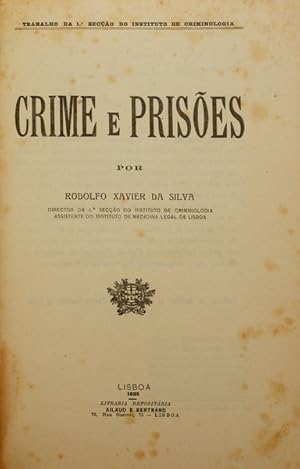 CRIME E PRISÕES.