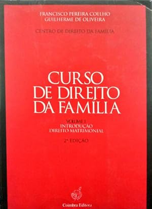 Bild des Verkufers fr CURSO DE DIREITO DA FAMLIA. [VOLUME I, 2. EDIO] zum Verkauf von Livraria Castro e Silva