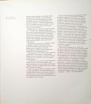 MOBILI ITALIANI 1961-1991 - LE VARIE ETÁ DEI LINGUAGGI.