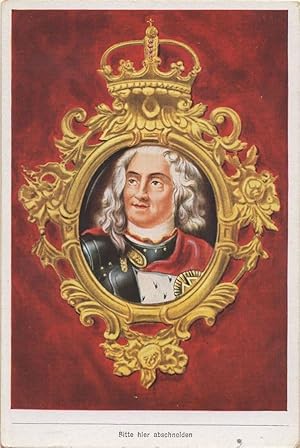 Seller image for Augustus The Strong Elector Of Saxony Old Germany Cigarette Card for sale by Postcard Finder