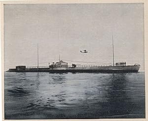 German U-Boat Ship Military Fleet Rare Old Cigarette Photo Card