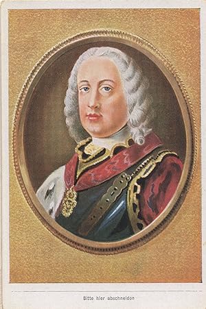 Franz I Stephan of Lorraine Holy Roman Emperor Painting Cigarette Card