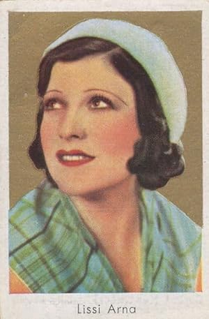 Lissi Arna The Squeaker German Movie Actress Cigarette Card