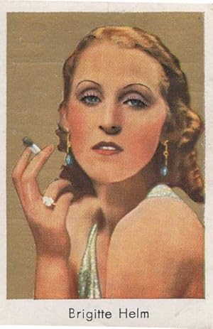 Brigitte Helm Metropolis German Actress Rare Cigarette Card