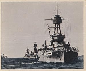 Battleship German Military Ship Japan Photo Cigarette Card