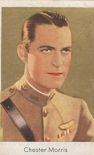Chester Morris Film Movie Actor Vintage German Cigarette Card