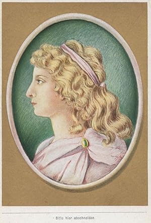 Charlotte Von Lengefeld of Poet Friedrich Schiller Cigarette Card