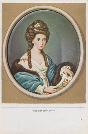 Seller image for Angelika Kauffmann Swiss History Painter German Old Cigarette Card for sale by Postcard Finder