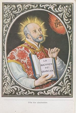 Saint Ignatius Of Loyola Spanish Catholic Priest Cigarette Card