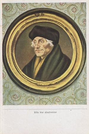 Desiderius Erasmus Dutch Philosopher Painting Old Cigarette Card