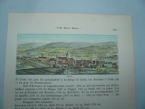 Ebern, anno 1895, Holzstich, Götz Wilhelm, aus: Geographisch Historisches Handbuch von Bayern, --...