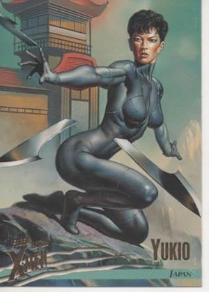 Bild des Verkufers fr Cromo E001487: Trading Cards. Fleer Ultra X-Men n 34. Yukio, Japan zum Verkauf von EL BOLETIN