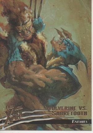 Seller image for Cromo E001513: Trading Cards Fleer Ultra X-Men n 68. Wolverine vs Sabretooth, Enemies for sale by EL BOLETIN