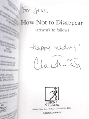 Image du vendeur pour How Not to Disappear mis en vente par World of Rare Books