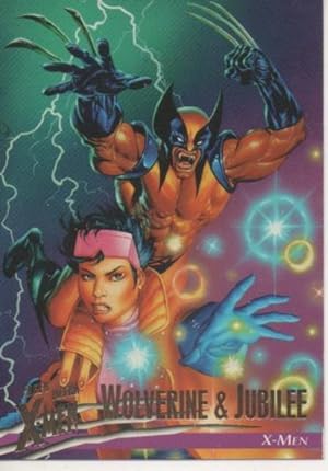 Bild des Verkufers fr Cromo E001539: Trading Cards. Fleer Ultra X-Men n 81. Wolverine & Jubilee, X-Men zum Verkauf von EL BOLETIN