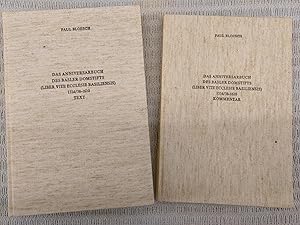 Das Anniversarbuch des Basler Domstifts (Liber vite Ecclesie Basiliensis) 1334/38-1610. Zwei Bänd...