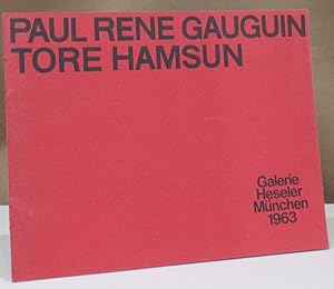 Bild des Verkufers fr Paul Rene Gauguin. Tore Hamsun. Galerie Heseler Mnchen. zum Verkauf von Dieter Eckert