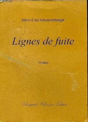 Image du vendeur pour Lignes de fuite Thtre mis en vente par Le-Livre