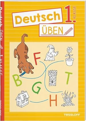 Imagen del vendedor de Deutsch ben 1. Klasse: Alphabet und erste Wrter, lesen und schreiben lernen a la venta por Wegmann1855