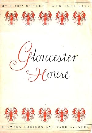 Gloucester House Menu