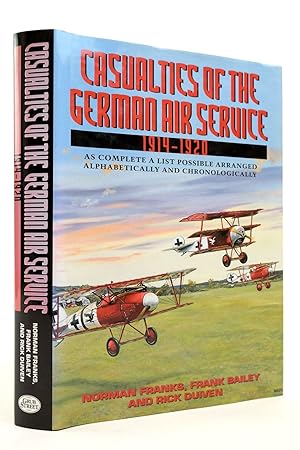 Image du vendeur pour CASUALTIES OF THE GERMAN AIR SERVICE 1914-1920 mis en vente par Stella & Rose's Books, PBFA