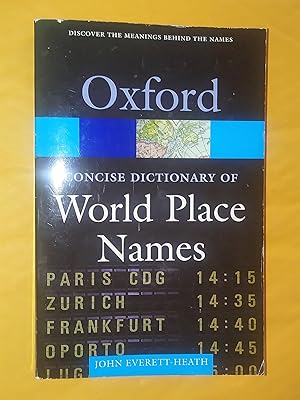 Immagine del venditore per Concise Dictionary of World Place-Names venduto da Claudine Bouvier