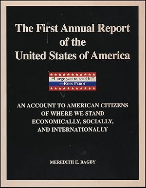 Imagen del vendedor de The First Annual Report of the United States of America a la venta por Diatrope Books