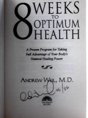 Image du vendeur pour 8 Weeks to Optimum Health mis en vente par World of Rare Books