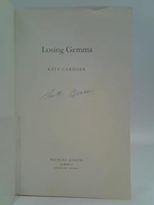 Immagine del venditore per Losing Gemma venduto da World of Rare Books