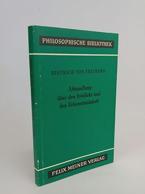 Seller image for Abhandlung ber den Intellekt und den Erkenntnisinhalt for sale by ANTIQUARIAT Franke BRUDDENBOOKS