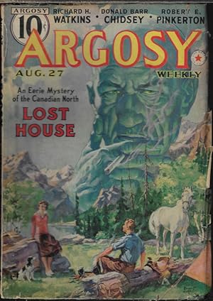 Imagen del vendedor de ARGOSY Weekly: August, Aug. 27, 1938 ("Lost House") a la venta por Books from the Crypt