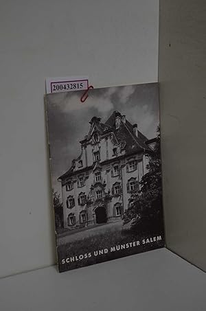 Bild des Verkufers fr Schloss und Mnster Salem. [Aufn.: Lala Aufsberg] / Grosse Baudenkmler ; H. 152 zum Verkauf von ralfs-buecherkiste