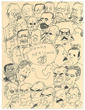 Imagen del vendedor de [Original Art]: Tiempo Mexicano [Portraits of 28 Mexican Revolutionaries and Leaders] a la venta por Between the Covers-Rare Books, Inc. ABAA