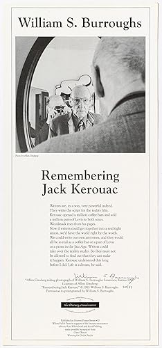 [Broadside]: Remembering Jack Kerouac