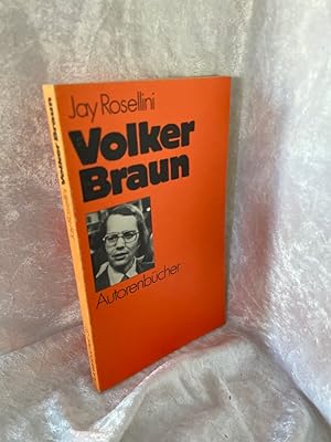 Bild des Verkufers fr Volker Braun. Autorenbcher ; 31 zum Verkauf von Antiquariat Jochen Mohr -Books and Mohr-