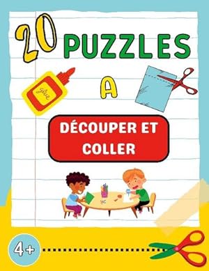 Image du vendeur pour 20 puzzles  dcouper et coller : Cahier de bricolages pour les enfants de maternelle | Activit maison  partir de 4 ans mis en vente par Smartbuy