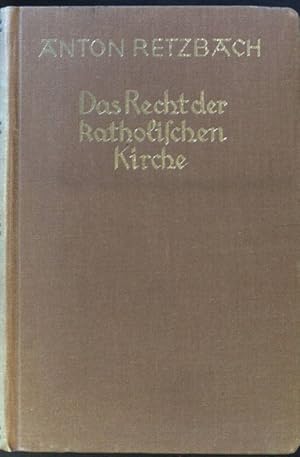 Seller image for Das Recht der katholischen Kirche nach dem Codex Iuris Canonici. for sale by books4less (Versandantiquariat Petra Gros GmbH & Co. KG)