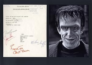 Bild des Verkufers fr Fred Gwynne Autograph | signed cards / album pages zum Verkauf von Markus Brandes Autographs GmbH