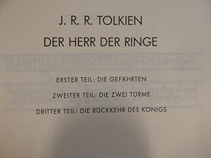 Der Herr der Ringe - 1., 2. + 3. Teil in einem Buch