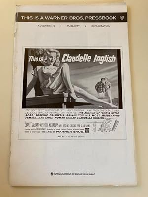 Immagine del venditore per Claudelle Inglish Pressbook 1961 Diane McBain, Arthur Kennedy, Will Hutchins venduto da AcornBooksNH