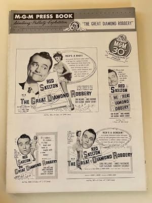Seller image for The Great Diamond Robbery Pressbook 1953 Red Skelton, Cara Williams, James Whitmore for sale by Acorn Books