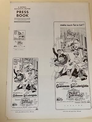 Seller image for Hotel Paradiso Pressbook 1966 Alec Guinness, Gina Lollobrigida, Robert Morley for sale by AcornBooksNH