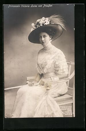 Bild des Verkufers fr Ansichtskarte Prinzessin Victoria Luise von Preussen zum Verkauf von Bartko-Reher