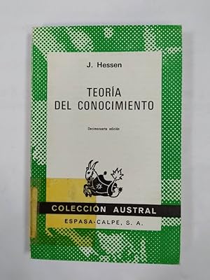 Imagen del vendedor de Teora del conocimiento. Coleccin Austral n 107. a la venta por TraperaDeKlaus