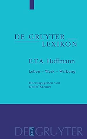 Seller image for E. T. A. Hoffmann for sale by WeBuyBooks