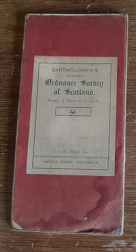 Bartholomew's Ordnance Survey of Scotland quarter inch to one mile Sheet 4