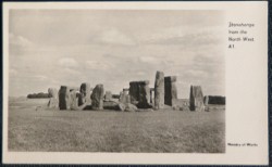 Image du vendeur pour Stonehenge View From The North West A1 Published By Ministry Of Works mis en vente par Postcard Anoraks