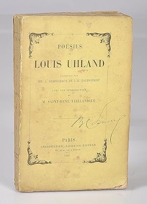 Poésies de Louis Uhland traduites par MM. L. Demonceaux et J.H. Kaltschimidt